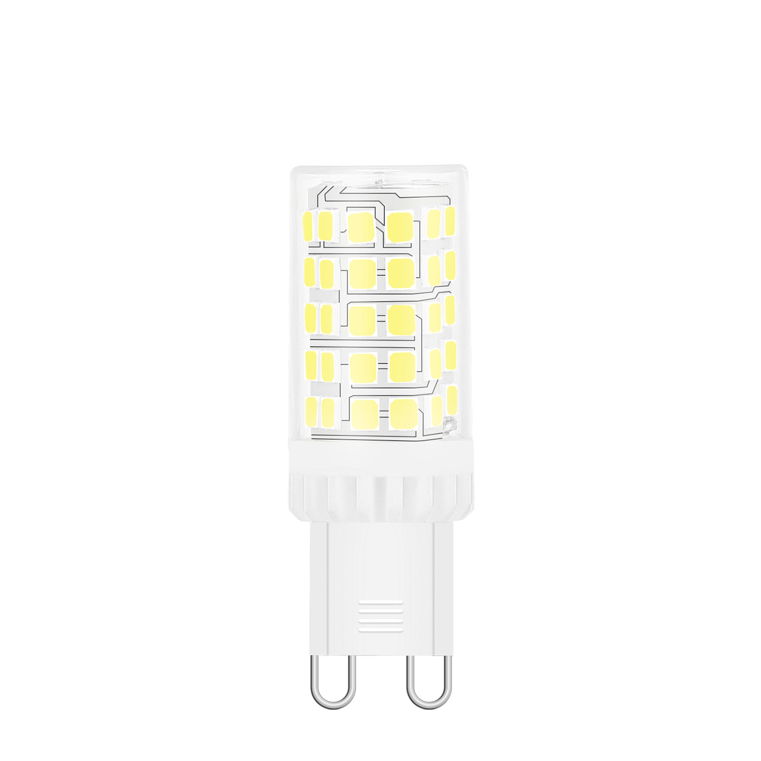 фото Лампа gauss g9 ac185-265v 5,5w 560lm 4100k керамика led