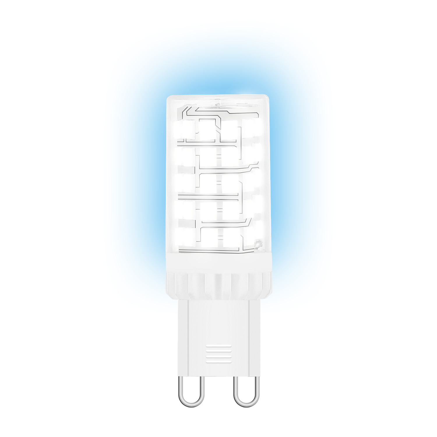 фото Лампа gauss g9 ac185-265v 5,5w 560lm 4100k керамика led