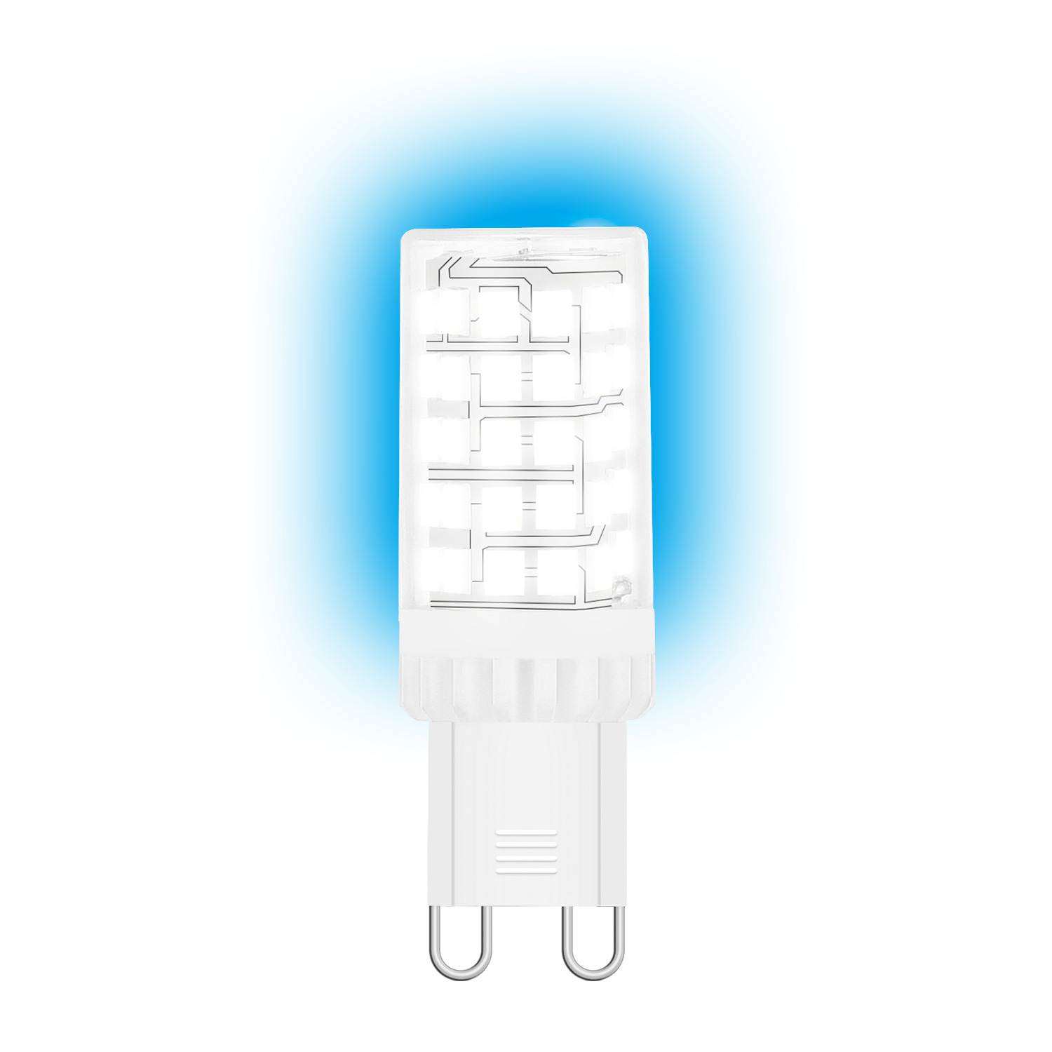 фото Лампа gauss g9 ac185-265v 5,5w 560lm 6500k керамика led