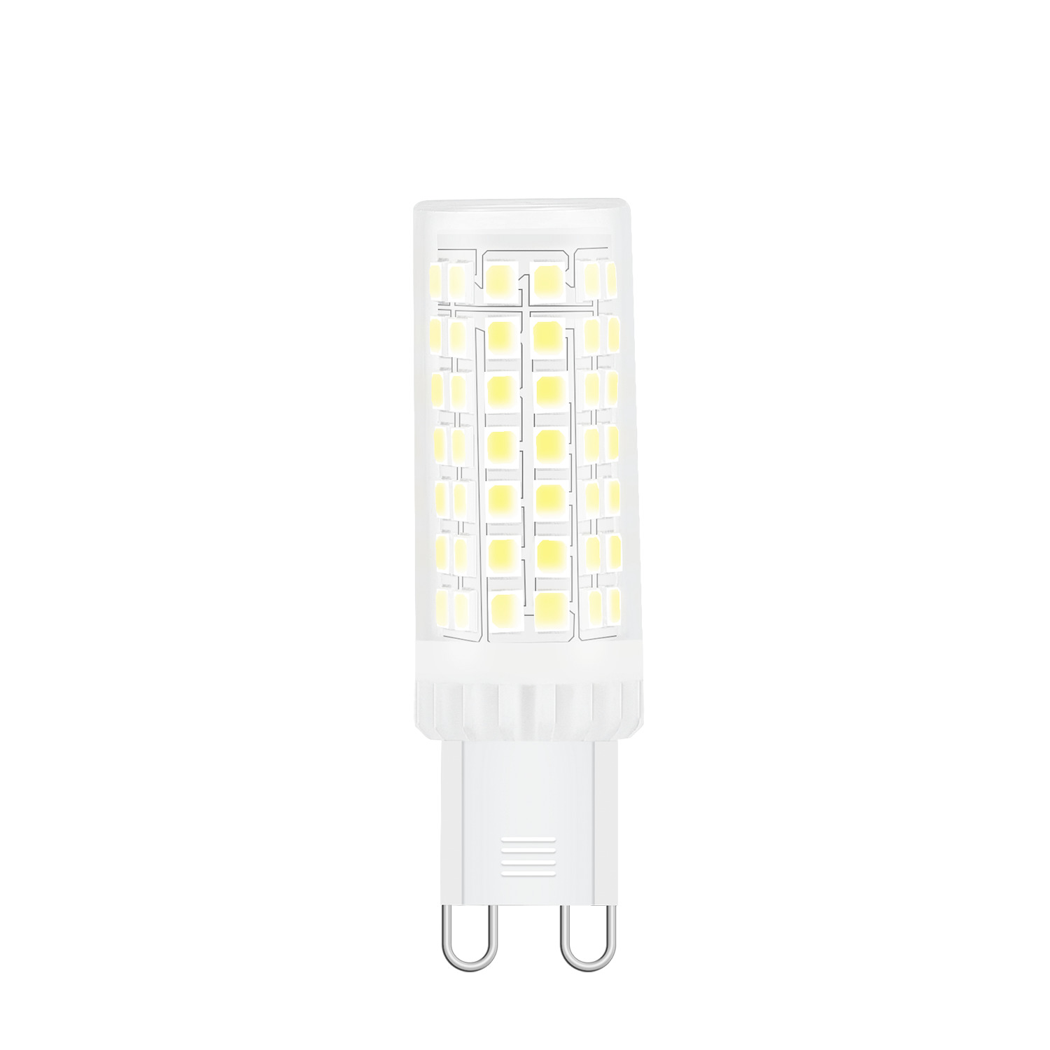 фото Лампа gauss g9 ac185-265v 5,5w 550lm 4100k керамика диммируемая led