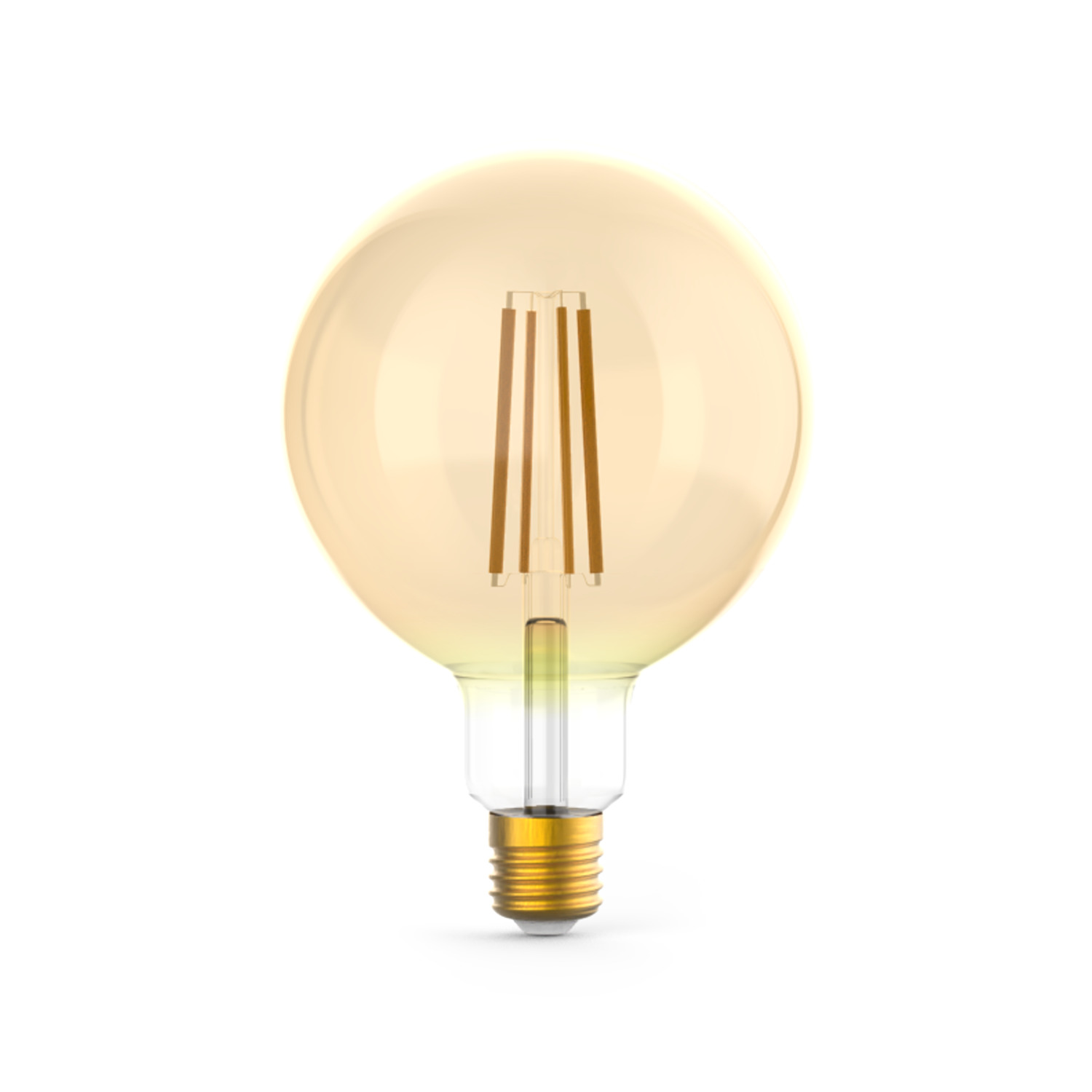 Лампа Gauss Filament G125 10W 820lm 2400К Е27 golden диммируемая LED Вид№2