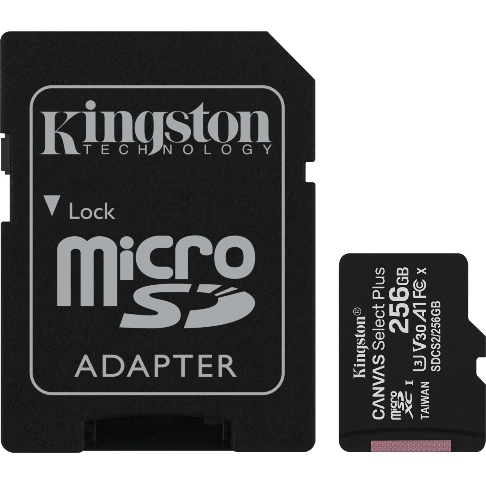цена Карта памяти Kingston Canvas Select Plus 256 Гб SDCS2/256GB