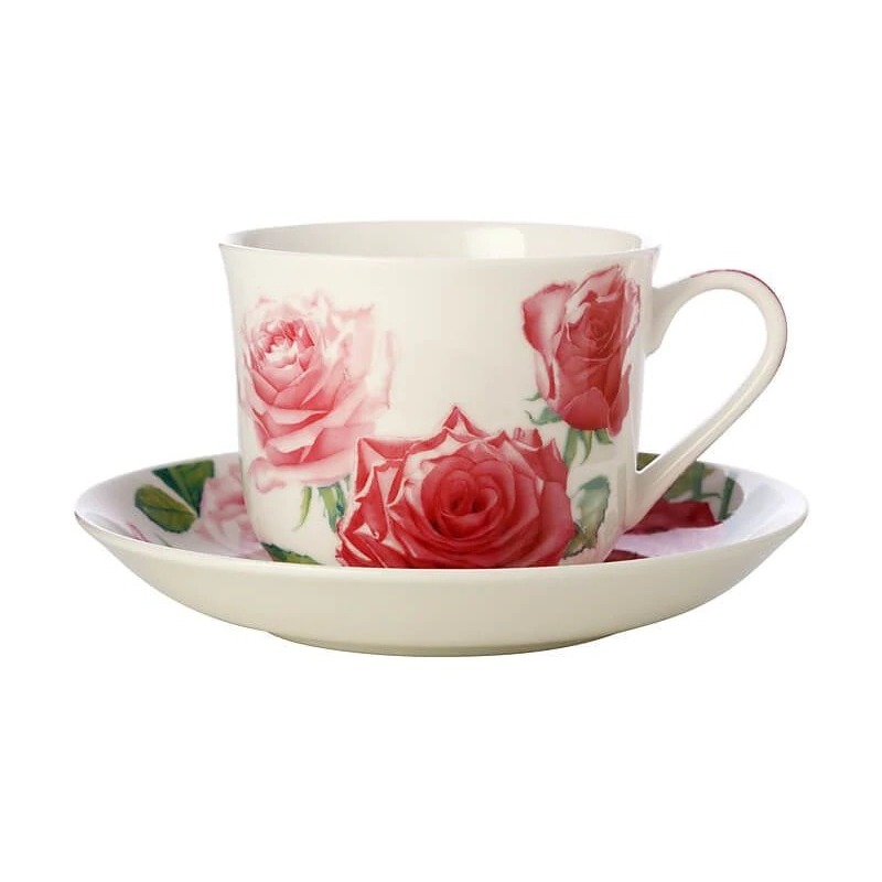 чашка с блюдцем imari розы парижа 0 22 л Чашка с блюдцем Maxwell & Williams розы 0,48 л