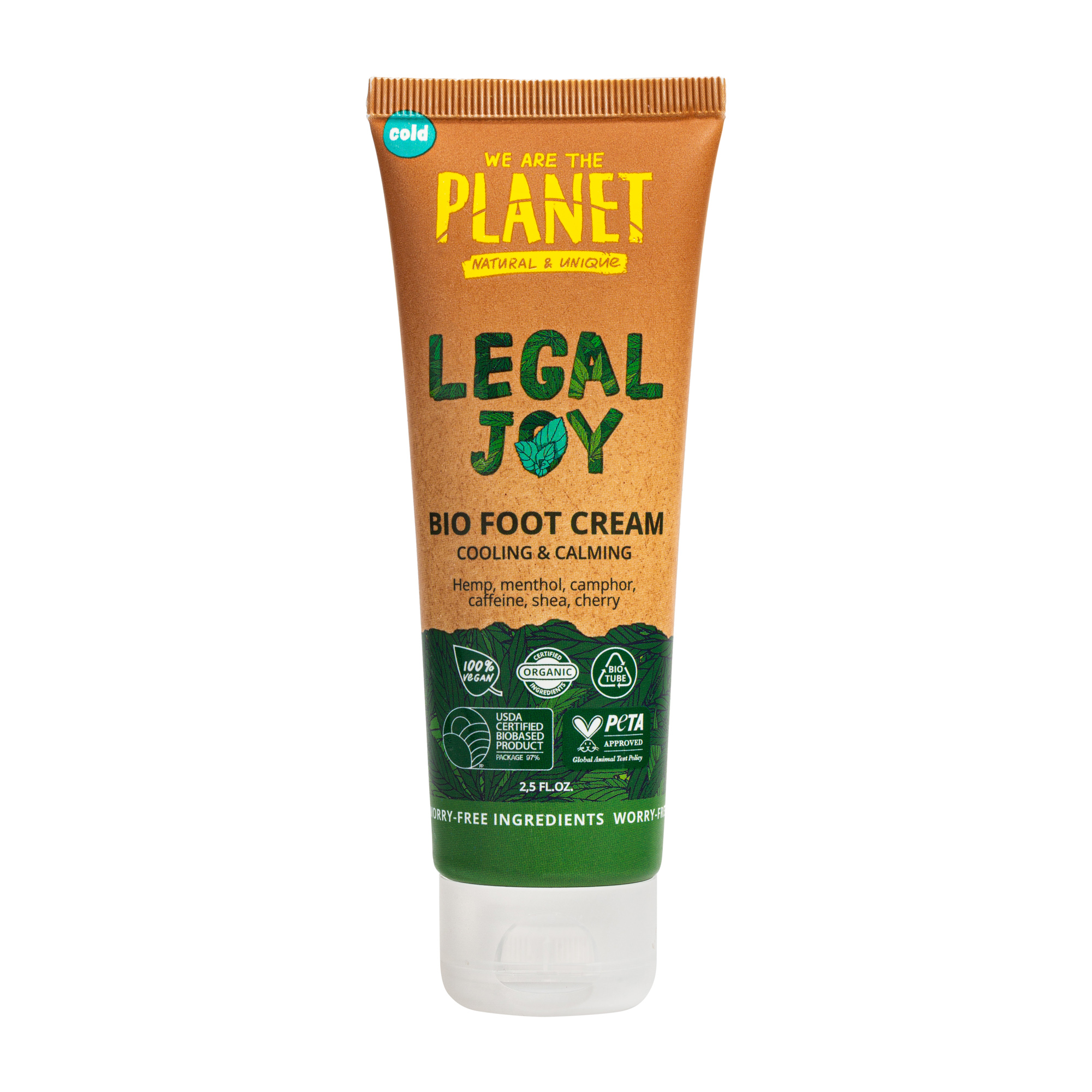 Крем для уставших ног We Are The Planet Legal Joy Охлаждающий 75 мл bb крем без масел и силиконов тон 02 natural 30мл