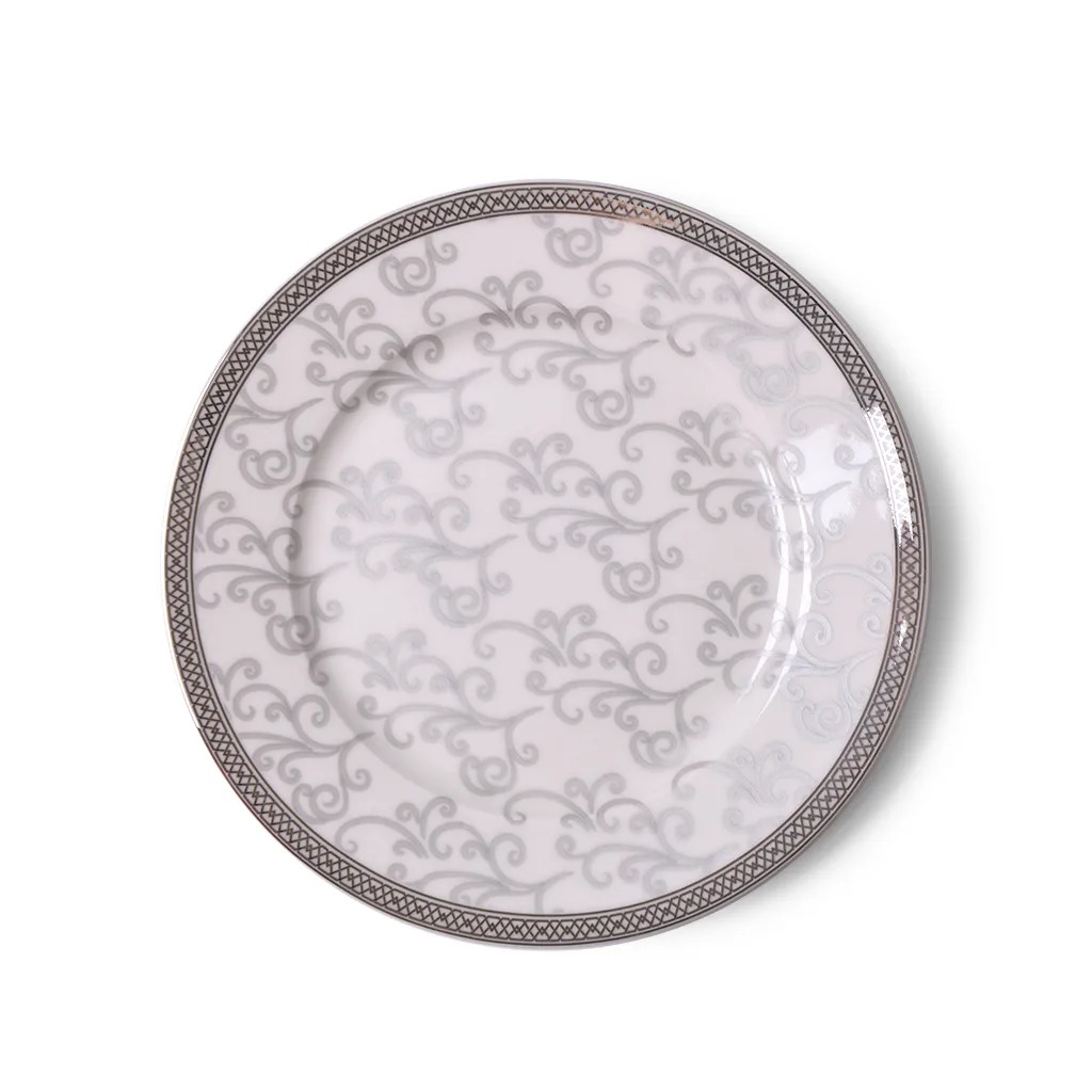 Тарелка Fissman Platina 21 см солонка fissman platina 5x5х6 7 см