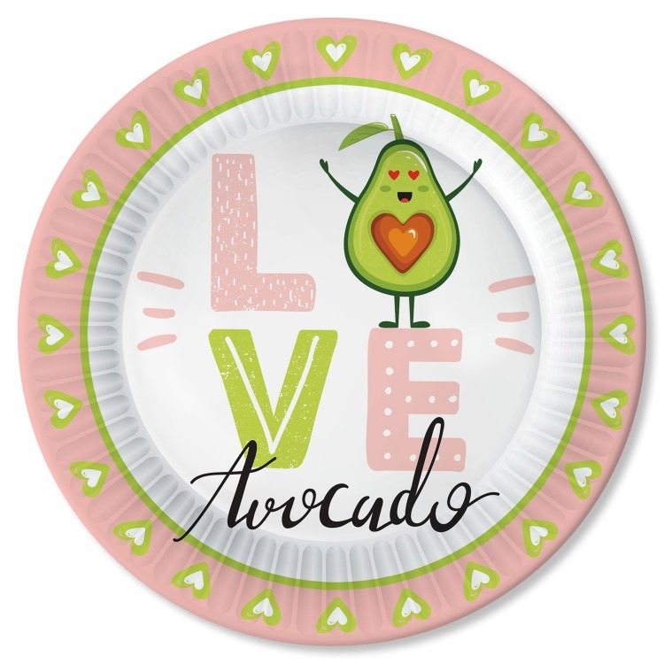 Тарелки бумажные ND Play Авокадо1 18 см 6 шт 69₽