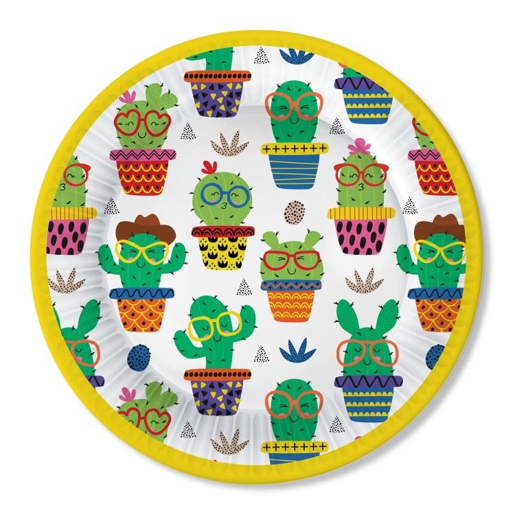 Тарелки бумажные ND Play Кактус1 18 см 6 шт 109₽
