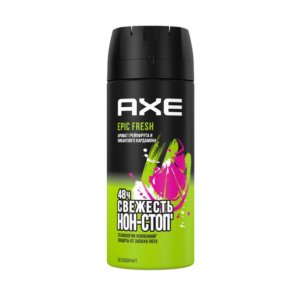 Дезодорант спрей Axe Epic Fresh, 150 мл арома спрей для тела ревитализирующий 200мл