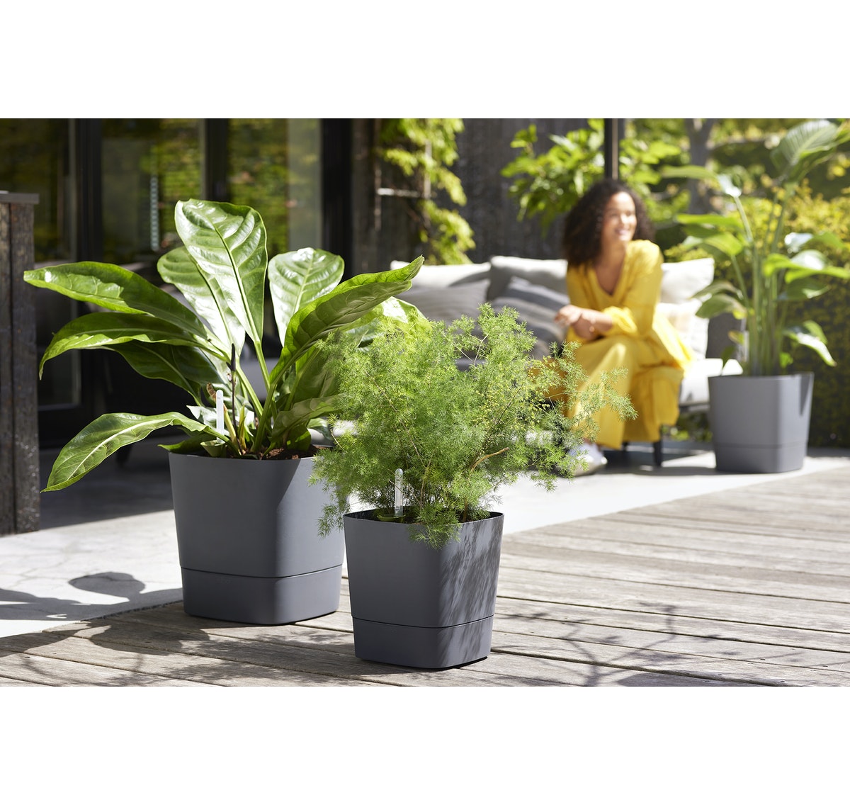 Кашпо Issa Planter Light Grey