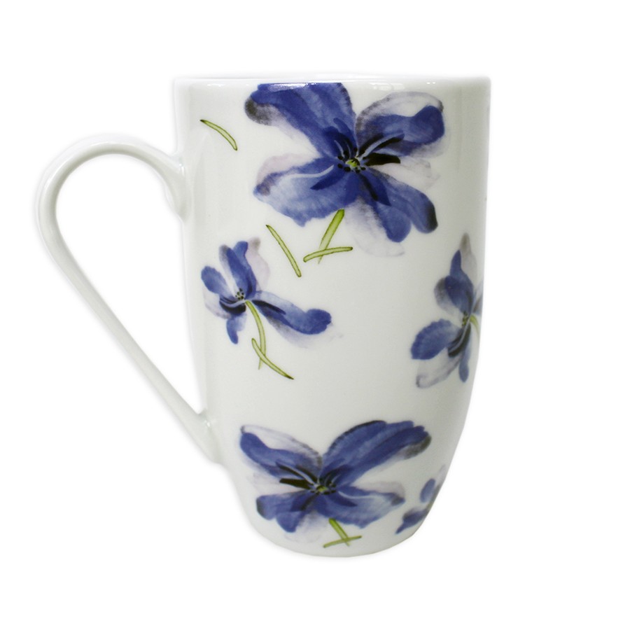 Кружка Thun 1794 Милан мелкие синие цветы 440 мл чашка с блюдцем thun 1794 bernadotte синие мелкие цветы 170 мл