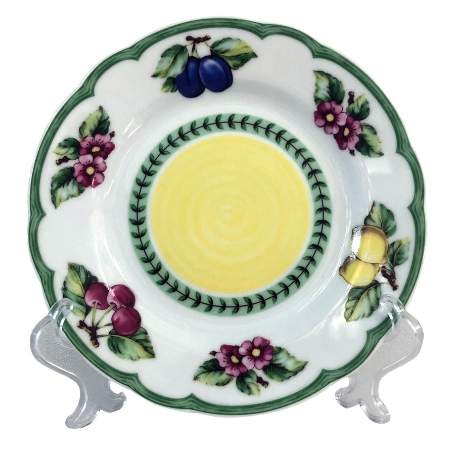 Тарелка мелкая Thun 1794 Роза Фрукты 21 см салатник тарелка суповая lefard 104 895 фрукты 15х7 см