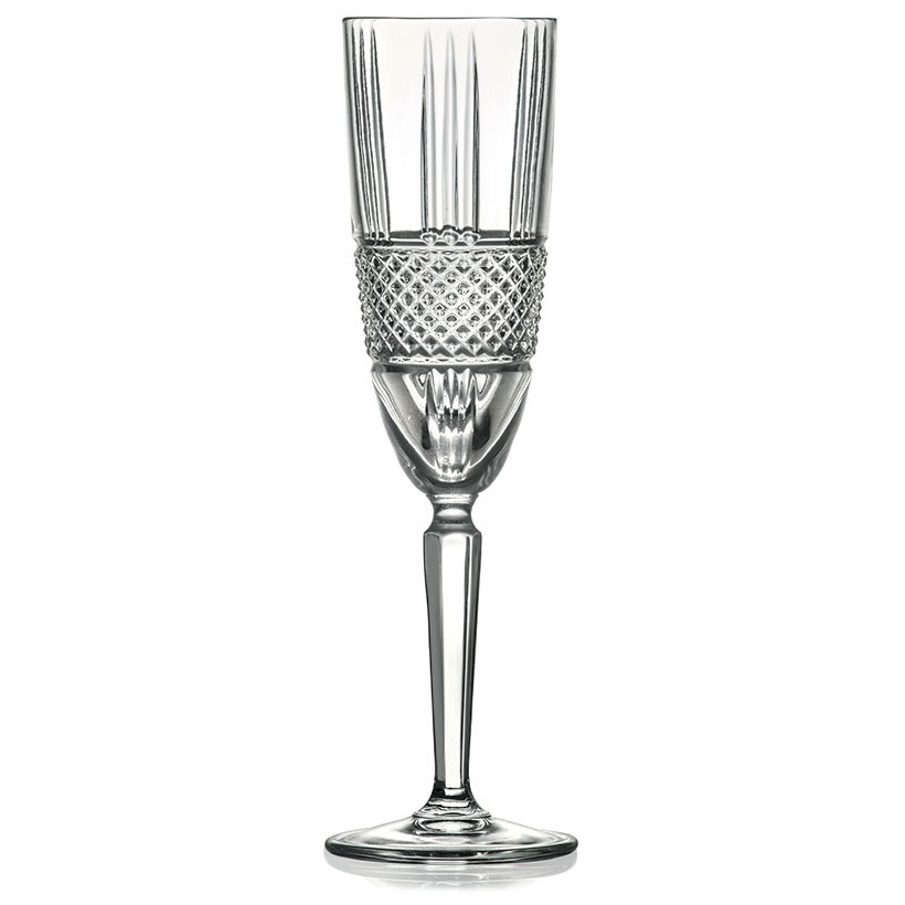 Набор бокалов для шампанского Rcr brillante 190млх6, цвет прозрачный - фото 1