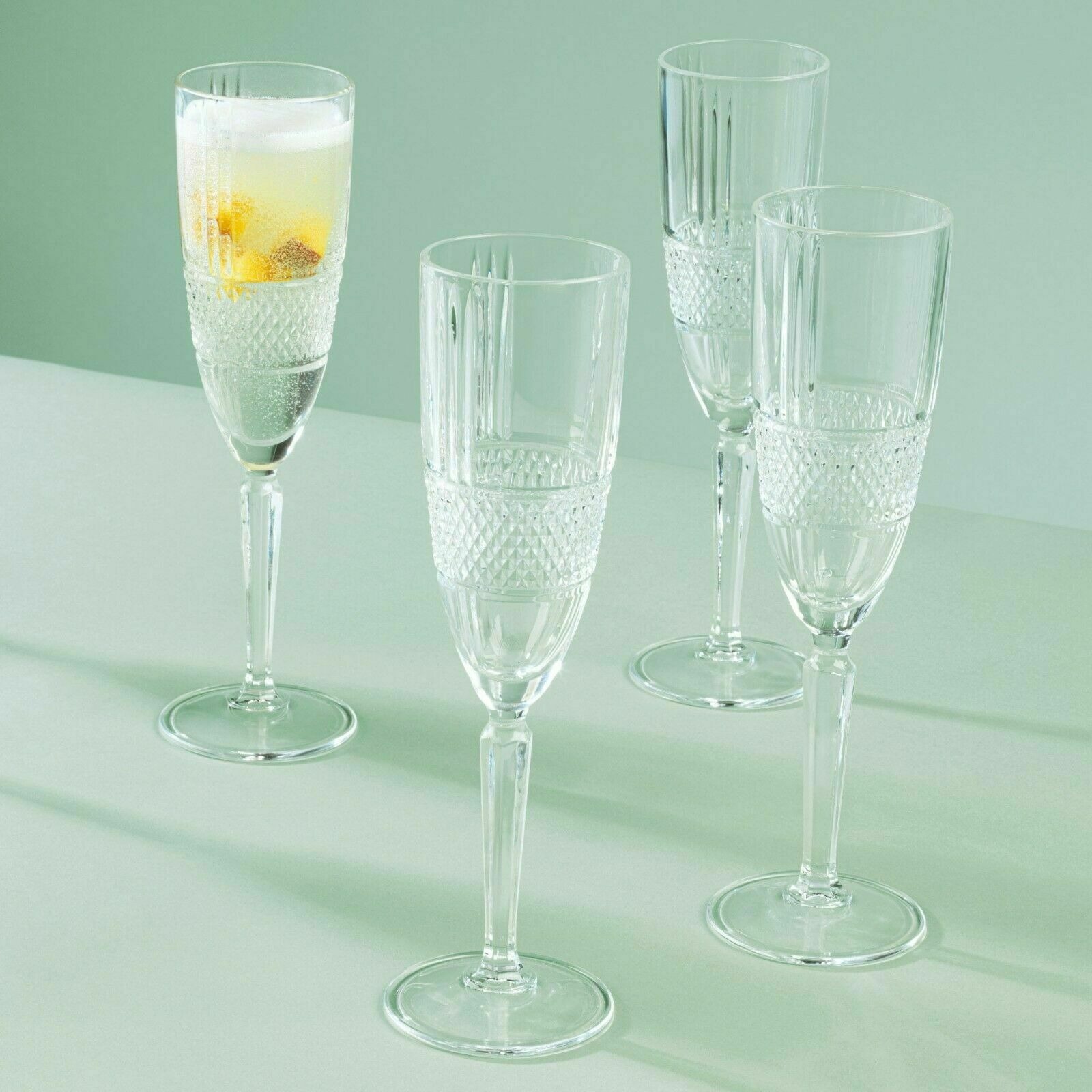 Набор бокалов для шампанского Rcr brillante 190млх6, цвет прозрачный - фото 3
