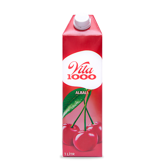 Нектар Vita 1000 вишневый, 1 л нектар vita 1000 мультифруктовый 1 л