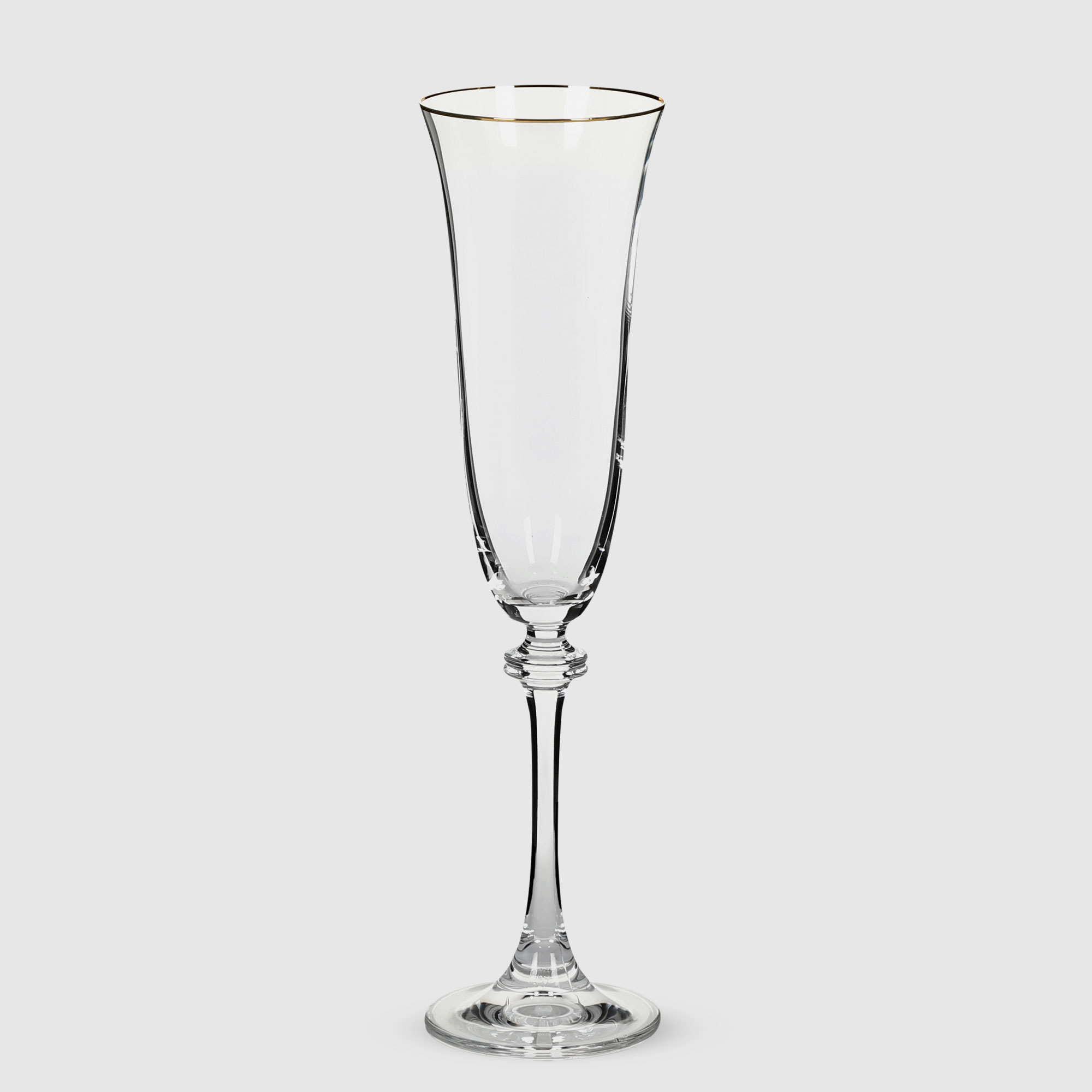 Набор рюмок Crystalite Bohemia Asio для шампанского 190 мл 6 шт, цвет прозрачный
