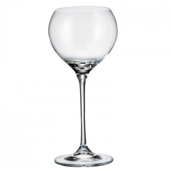 Набор бокалов для белого вина Crystalite Bohemia Carduelis 340 мл 6 шт