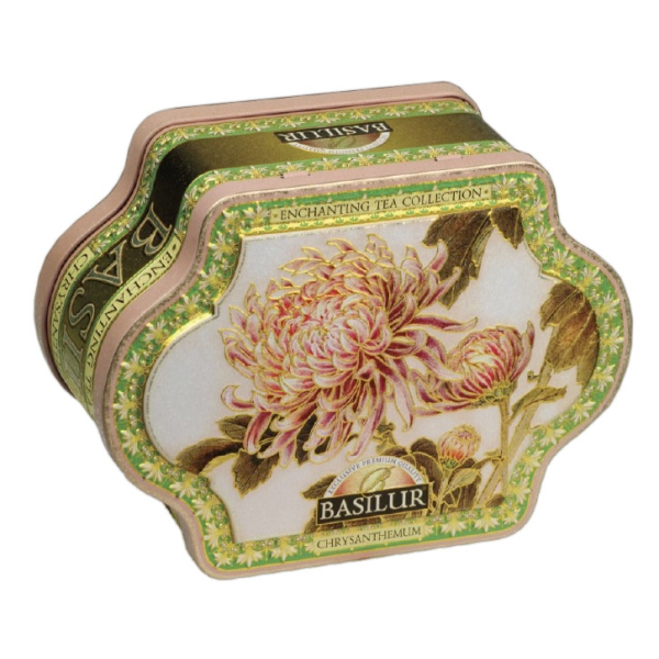 Чай зеленый Basilur Очаровательный чай Хризантемы, 100 г чай зеленый basilur винтажные цветы тропическая страсть 75 г