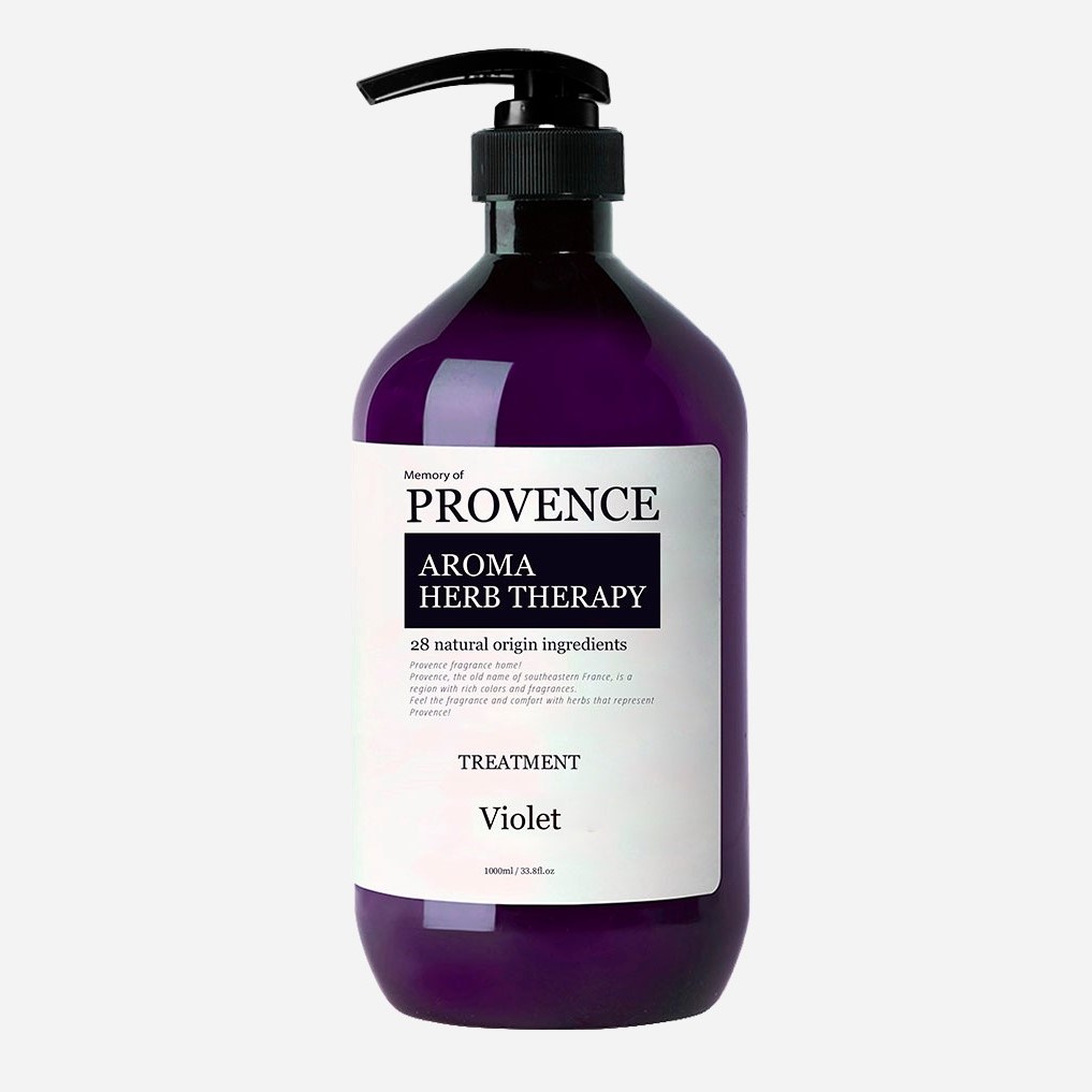 Кондиционер для волос Provence violet 1000 мл шампунь кератин для интенсивного восстановления волос 400мл