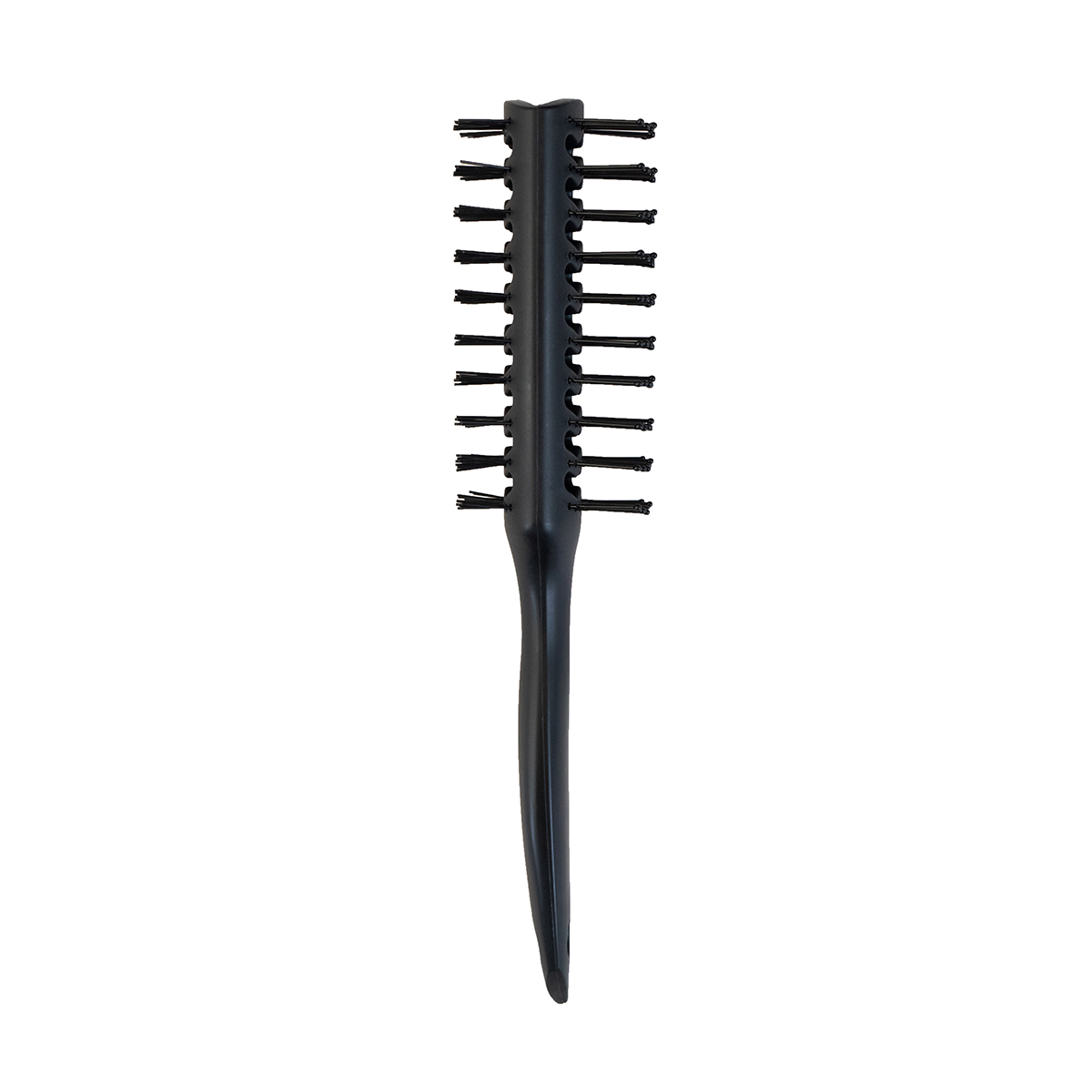Расчёска LEI вентиляционная двухсторонняя 170 чёрная массажная расческа для волос с комбинированной щетиной чёрная