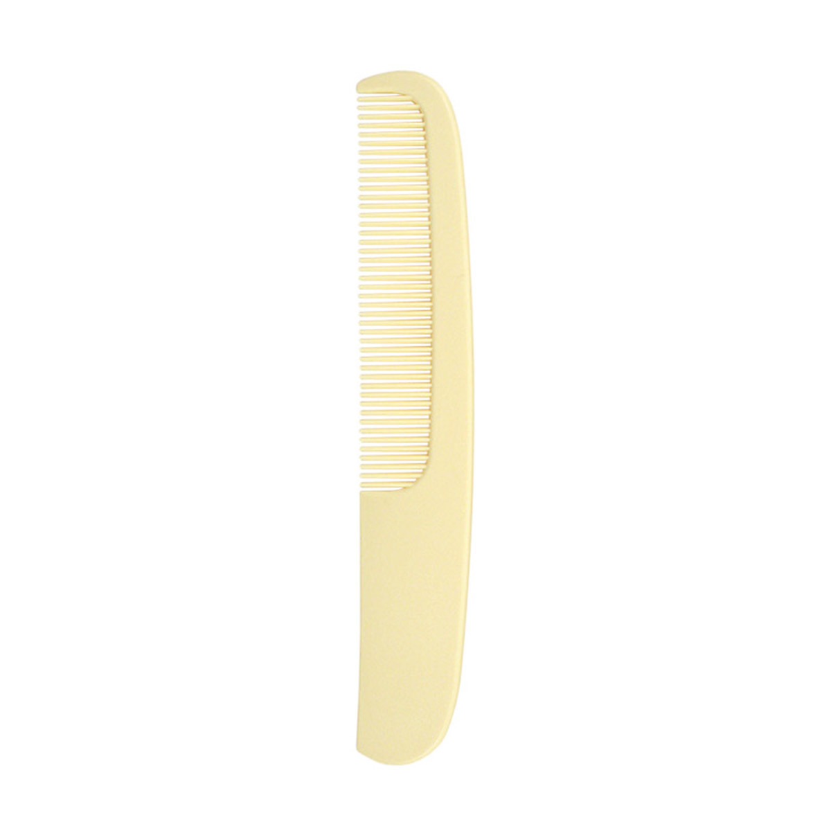 Гребень для волос Lei пластик 011 слоновая кость, 170х30 мм массажная расческа для волос с комбинированной щетиной чёрная