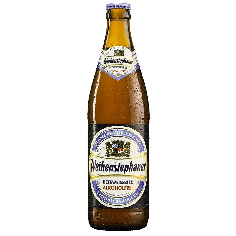 Пиво Weihenstephan HefeWeissbier светлое нефильтрованное безалкогольное 0,5 л пиво безалкогольное konix brewery светлое нефильтрованное 0 5 % алк россия 0 45 л