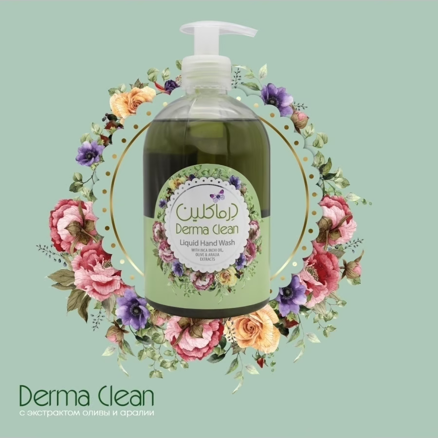 Мыло жидкое Derma clean с экстрактом оливы и аралии, 500 мл - фото 3