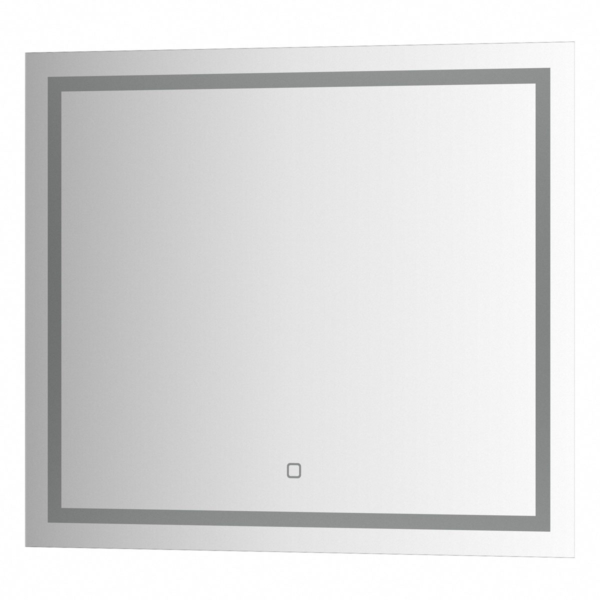 Зеркало Evoform со встроенным LED-светильником 22 W 70х60 см Сенсорный выключатель