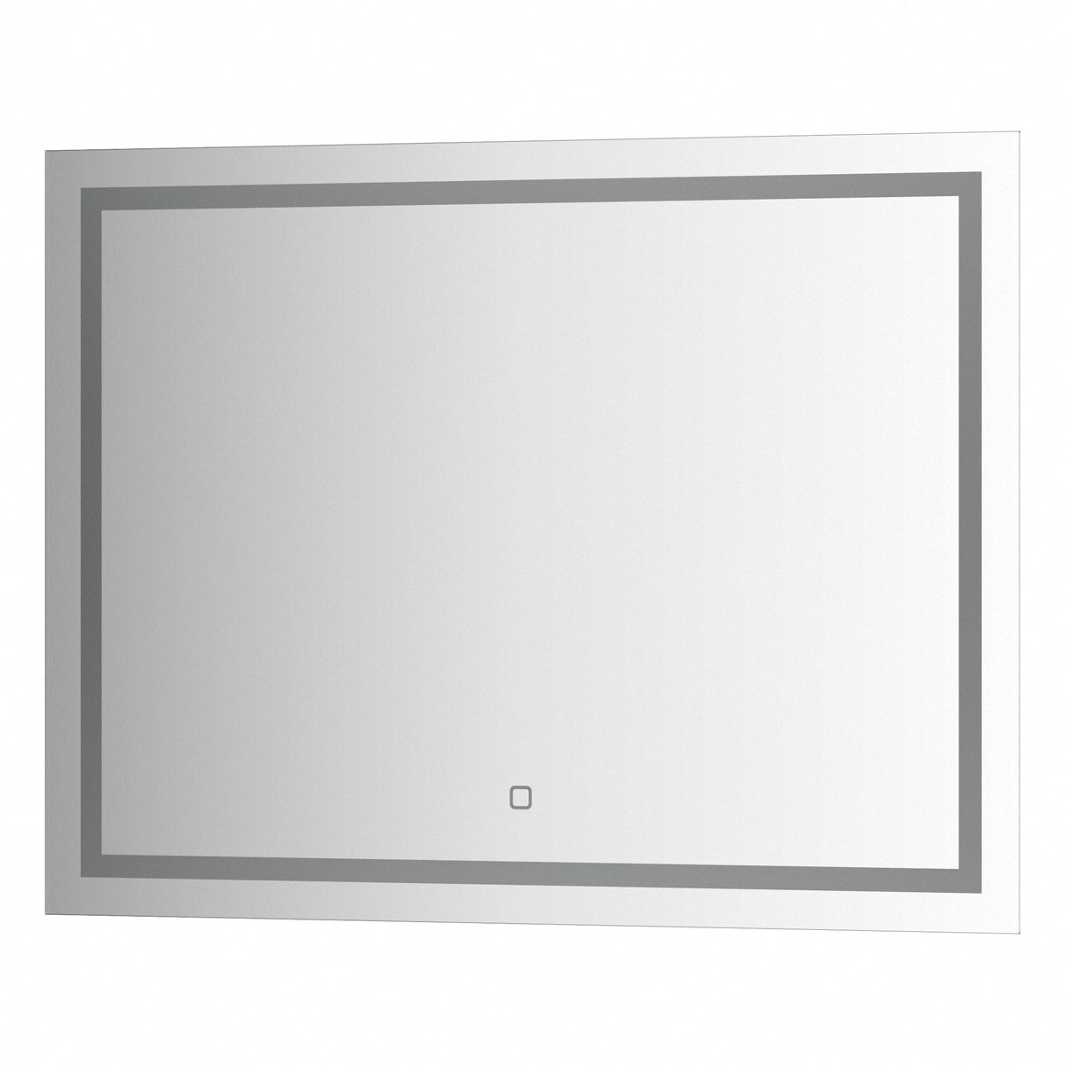 фото Зеркало evoform со встроенным led-светильником 24 w 80х60 см сенсорный выключатель