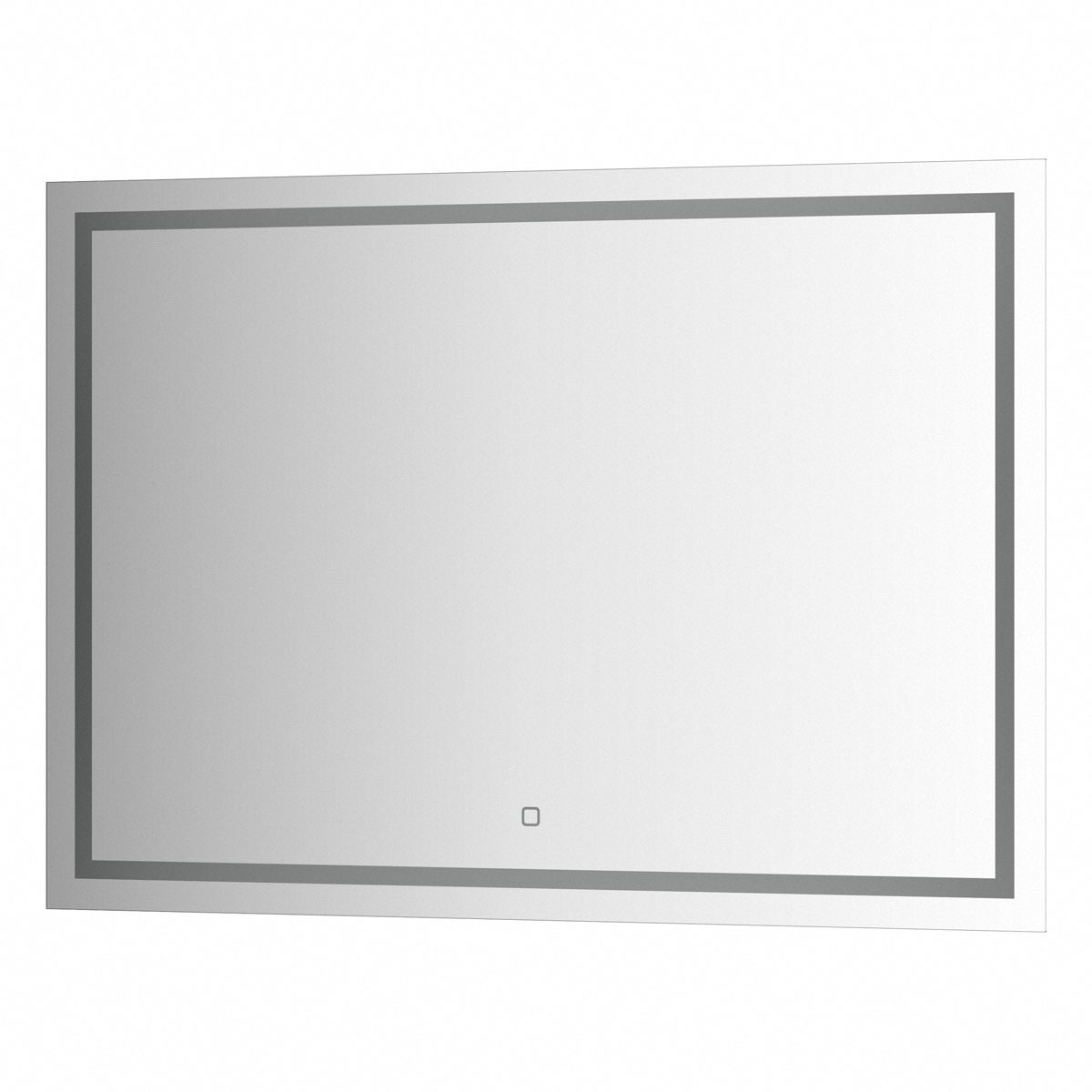 фото Зеркало evoform со встроенным led-светильником 29,5 w 100х70 см сенсорный выключатель