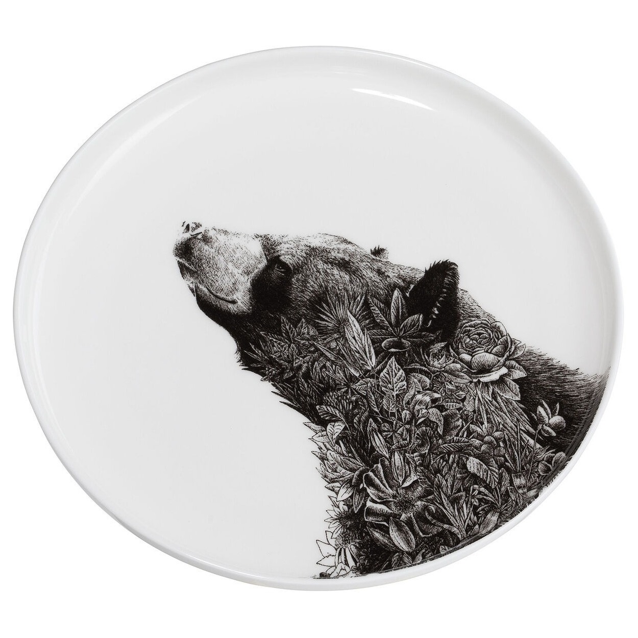 Тарелка Maxwell & Williams 20 см чёрный медведь
