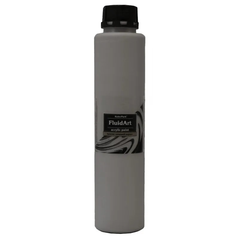 Краска KolerPark fluid art серый 800 мл