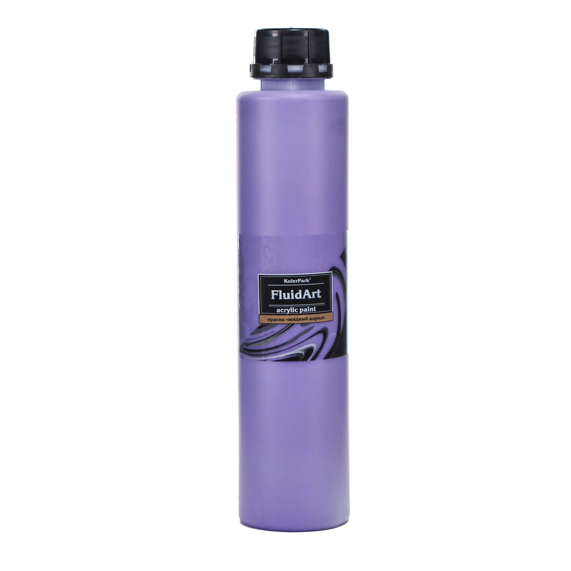 фото Краска kolerpark fluid art фиолетовый 800 мл