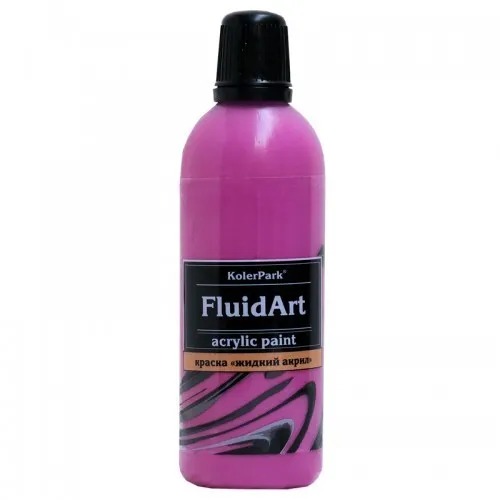 Краска KolerPark fluid art сиреневый 80 мл