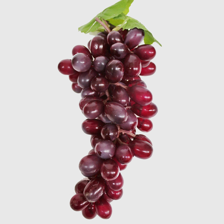 Гроздь винограда Конэко-О искусственная, 90 ягод, фиолетовая церопегия конэко о ампельная искусственная 90 см
