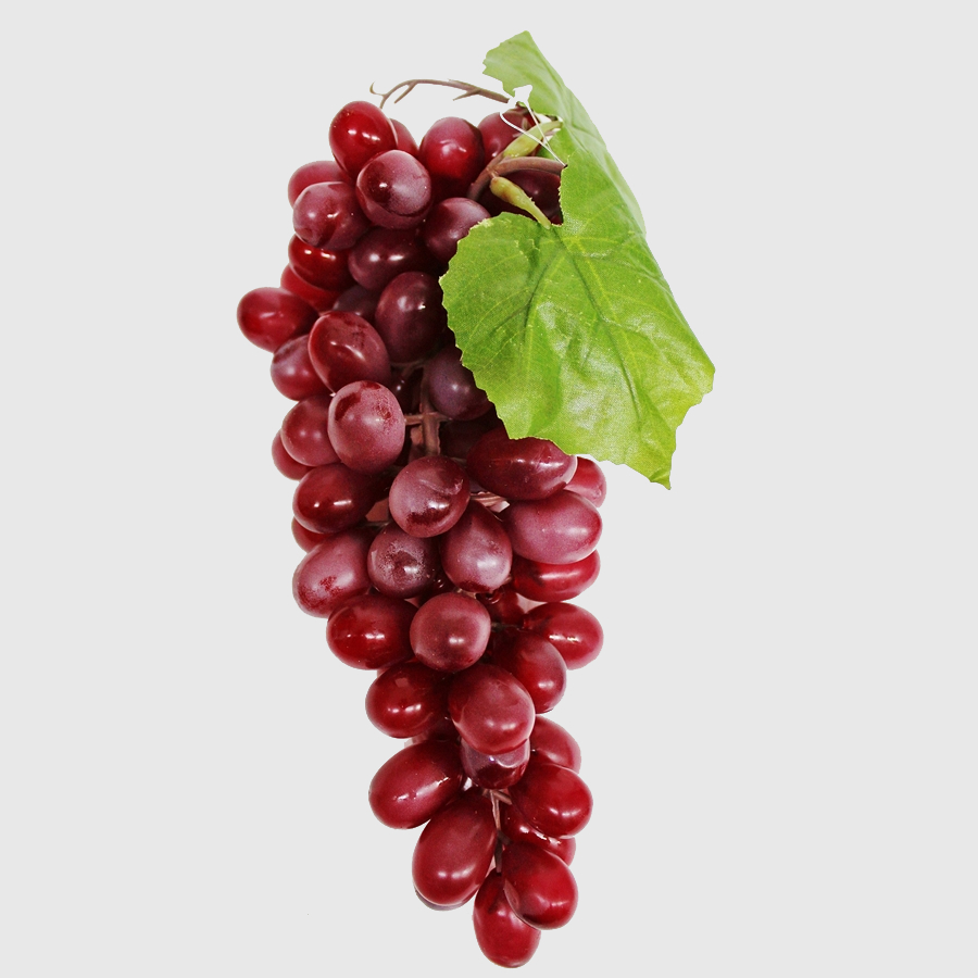 Гроздь винограда Конэко-О  искусственная, 90 ягод, малиновая