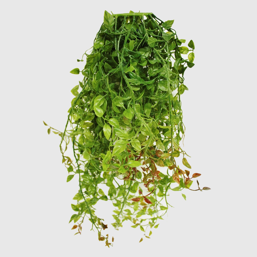 Гирлянда Конэко-О с виноградными листьями ампельная, искусственная, 60 см, ширина 25 см, зеленая гирлянда роса 2 м 20 диодов зеленый