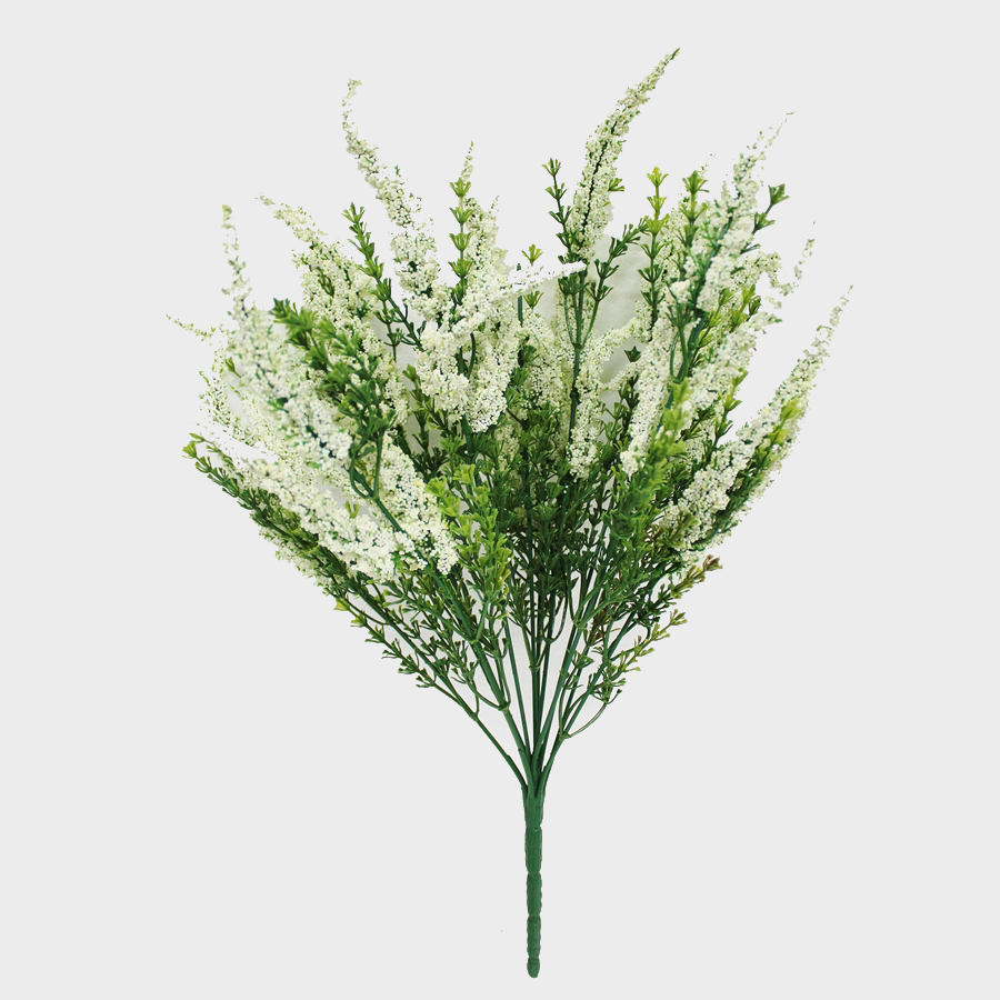 Ветка лаванды Конэко-О искусственная, 50 см, цвет белый лаванда конэко о искусственная ветка