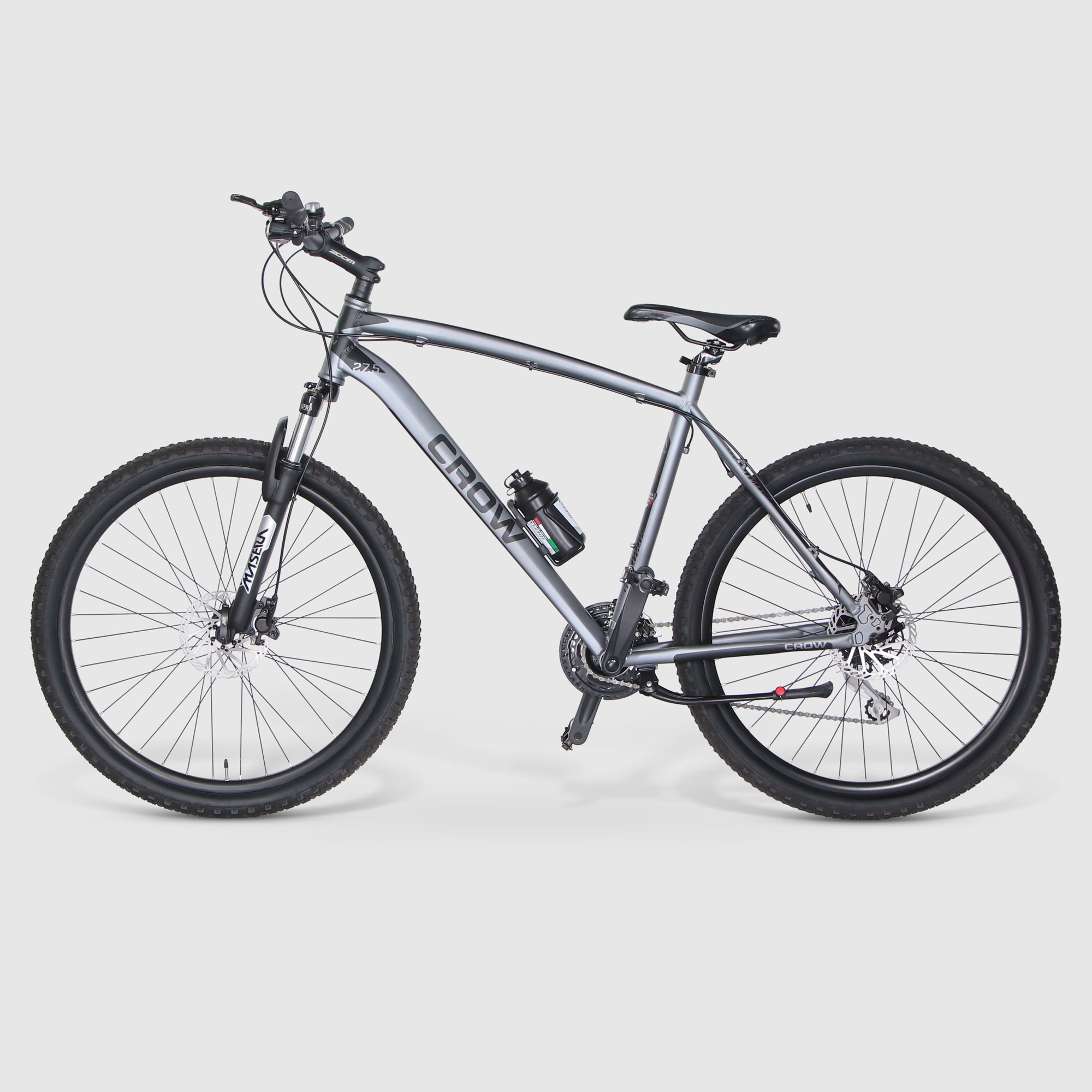 Велосипед Casadei MTB 27.5 Crow для взрослых, серый - фото 3