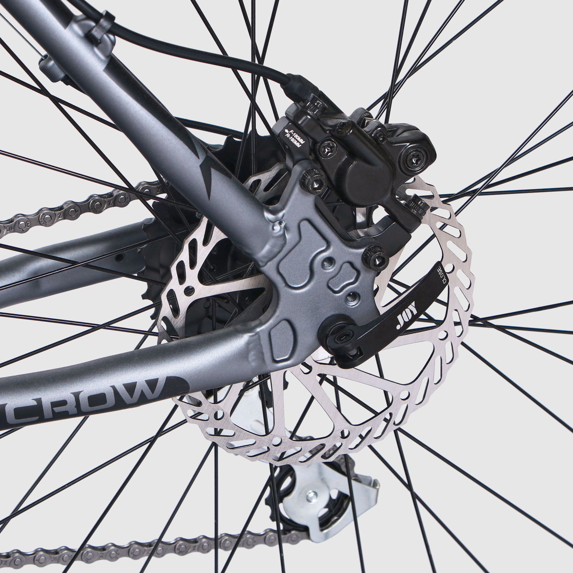 Велосипед Casadei MTB 27.5 Crow для взрослых, серый - фото 12
