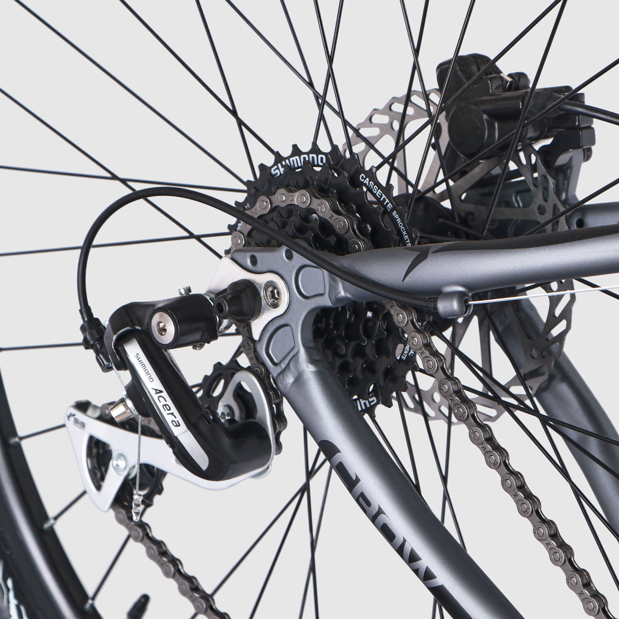 Велосипед Casadei MTB 27.5 Crow для взрослых, серый - фото 13