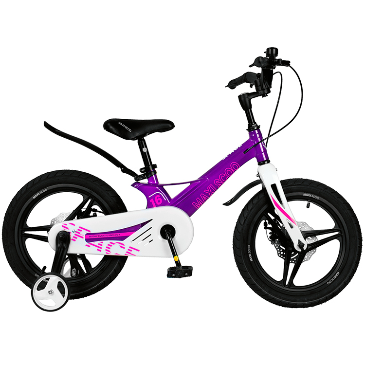 Велосипед детский Maxiscoo Space делюкс 16 дюймов фиолетовый - фото 1