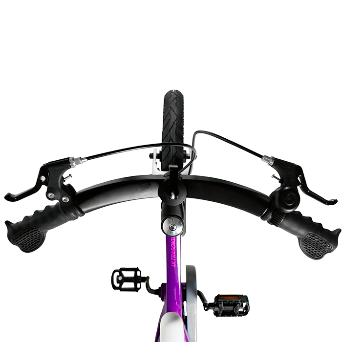 Велосипед детский Maxiscoo Ultrasonic делюкс плюс 14 дюймов фиолетовый - фото 3