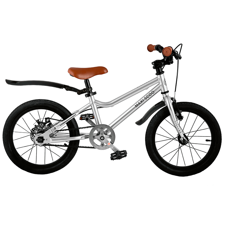 Велосипед детский Maxiscoo Stellar 16 дюймов серебро - фото 1