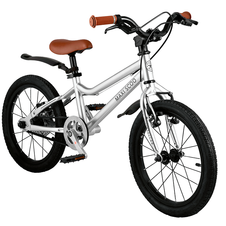 Велосипед детский Maxiscoo Stellar 18 дюймов серебро - фото 2