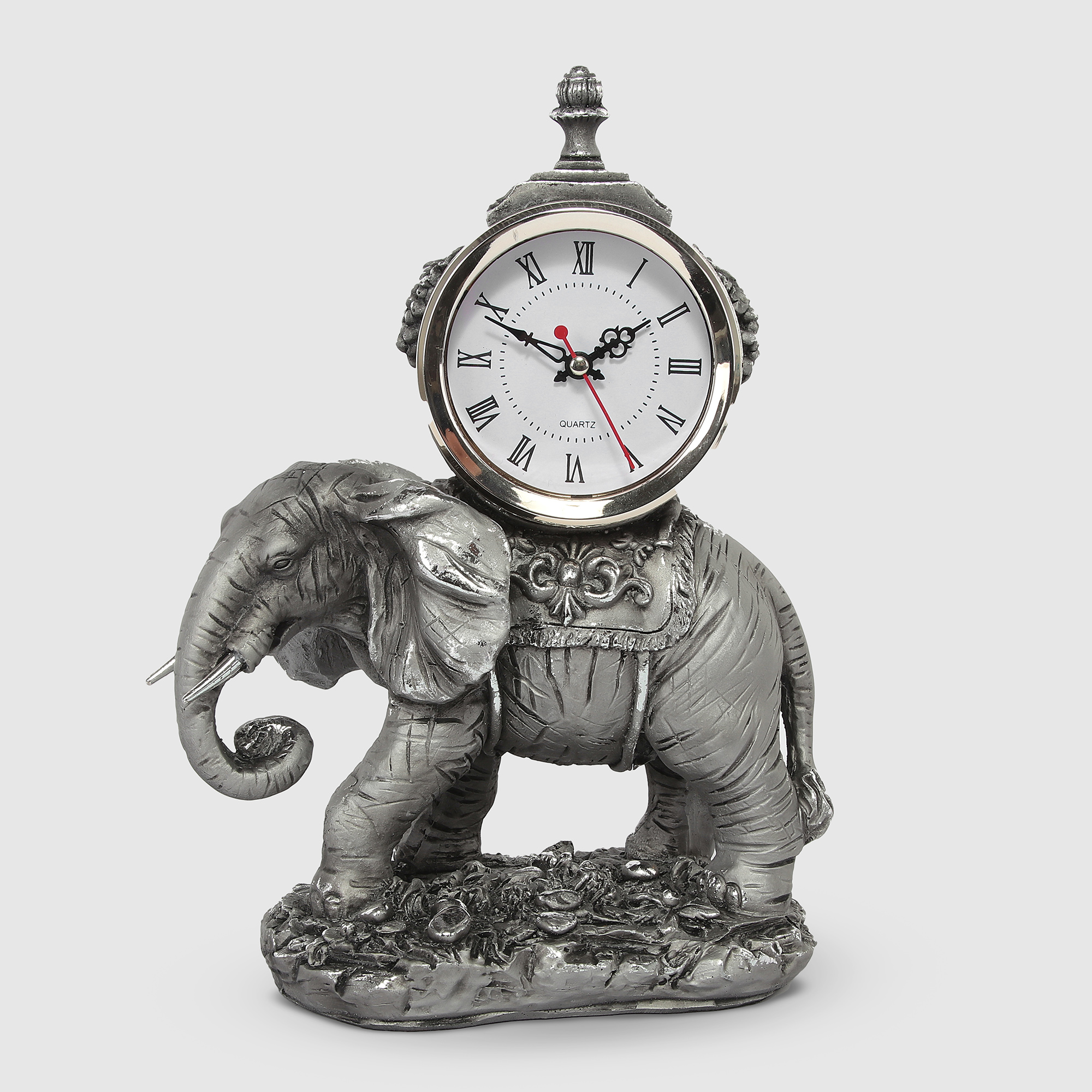 часы тпк полиформ лошадь большая 30 см бронзовые Часы Тпк полиформ слон на камне, высота 31 см, сталь