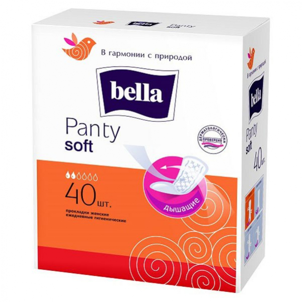 Прокладки Bella panty soft ежедневные, 40 шт