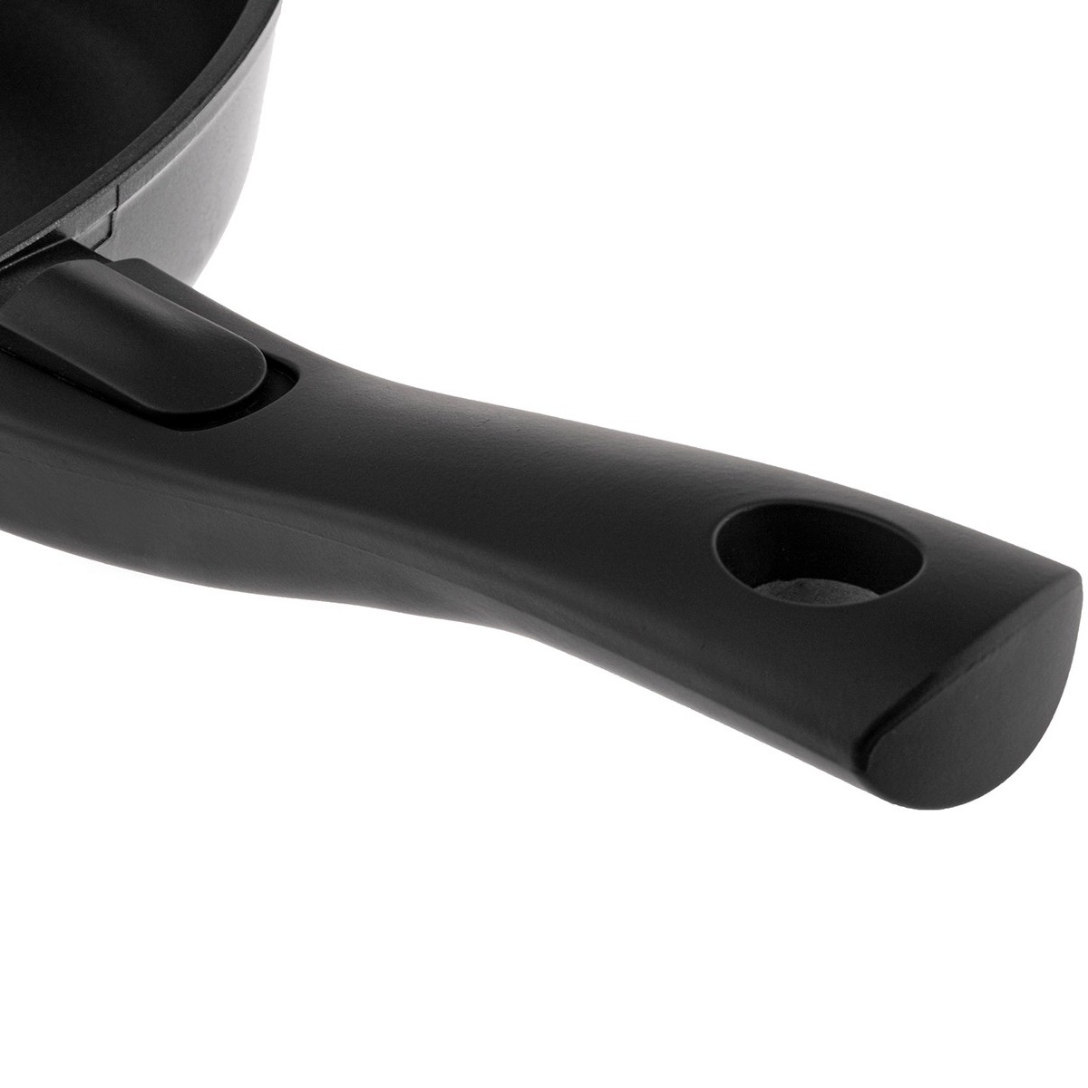 Сковорода Hitt Vantablack Plus съемная ручка 28 см, цвет черный - фото 3
