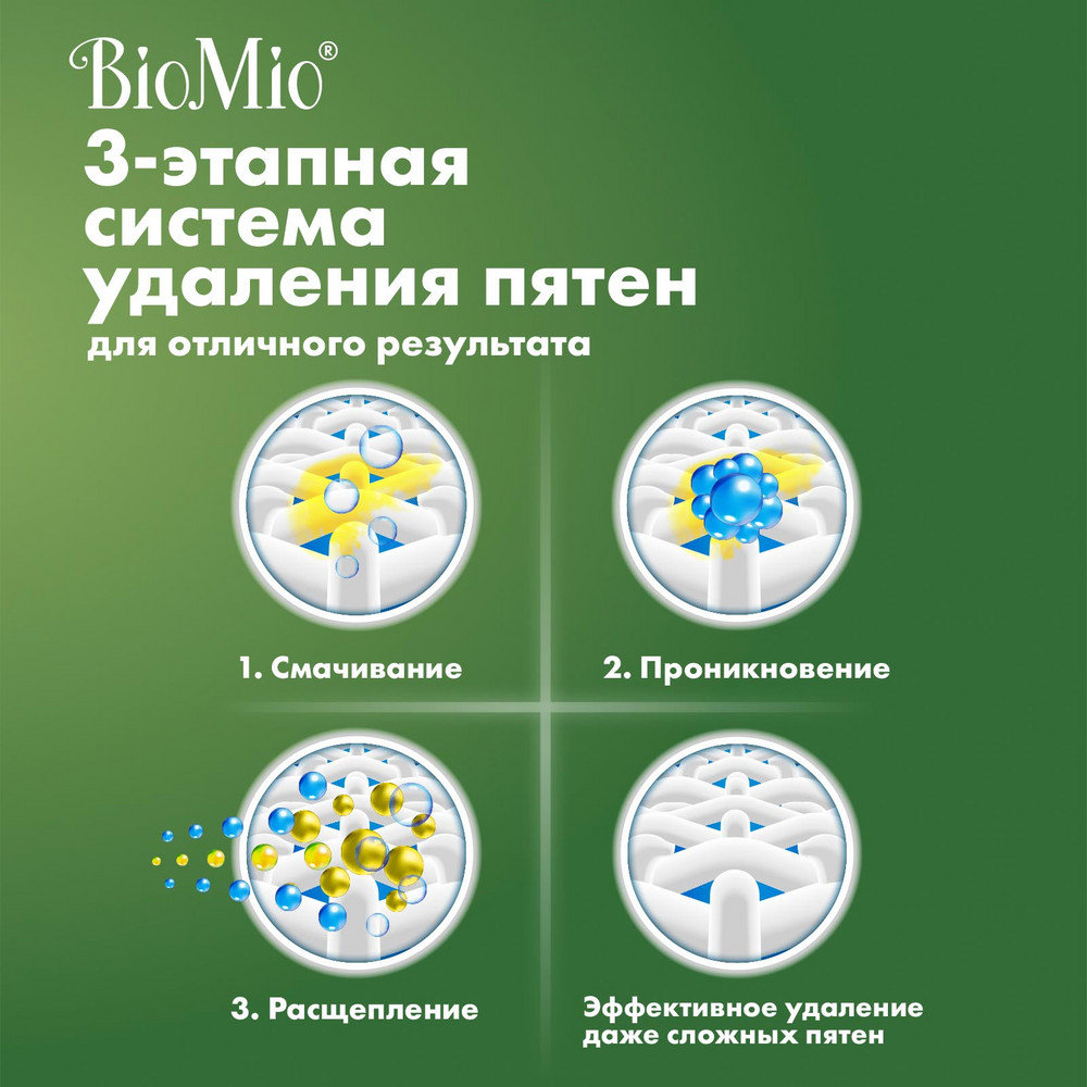 фото Капсулы для стирки biomio bio gel-caps без запаха, 16 шт