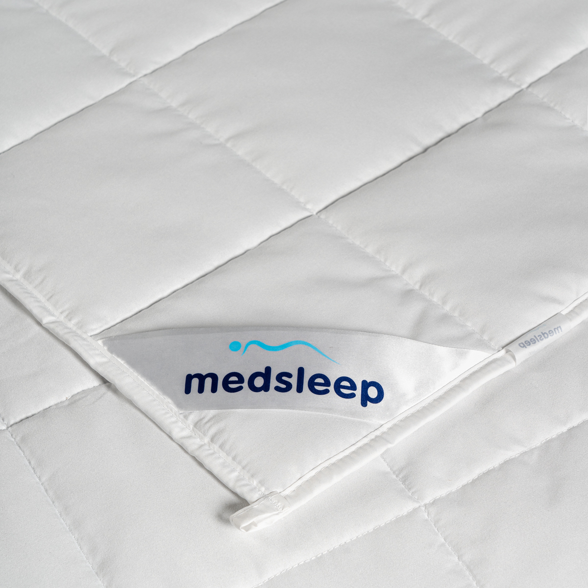 Одеяло утяжелённое Medsleep Дефорте белое 140х200 см, цвет белый - фото 3