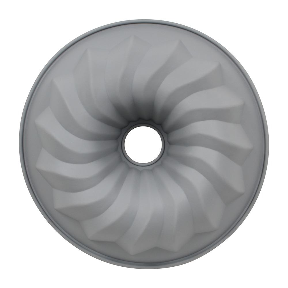 Форма силиконовая Marmiton Basic кекс с отверстием 21x5,5 см, цвет серый - фото 3